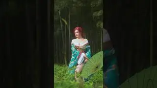Triss Merigold in kimono #witcher