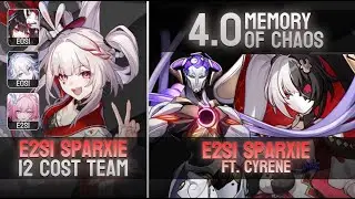 E2S1 Sparxie x E2S1 Cyrene VS 4.0 MoC | HSR 4.0V2 | Builds in the end!