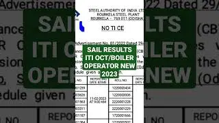 /sail raurkela iti results 2023/sail raurkela operator cum technician results/boilerOperator result
