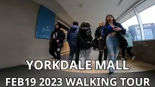 Walking at Yorkdale Mall on February 19, 2023  | Toronto Mall Tour