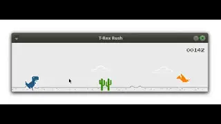 Games in Python : T-Rex Rush