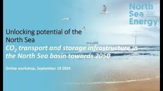 CO2 transport and storage infrastructure in the North Sea basin towards 2050