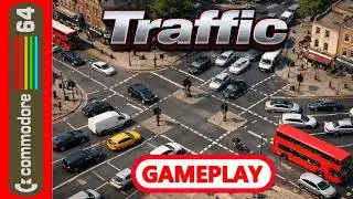 🚦 Traffic (Commodore 64) Gameplay | Retro C64 Classic 🎮 No Commentary