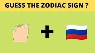 Guess The Zodiac Sign From Emoji / Guess The Zodiac Sign Quiz Challenge / Guess The Emoji Quiz