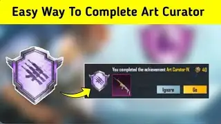 Tricks To Complete Art Curator Achievement In Bgmi | 50 weapon Finishes | #bgmi #pubgmobile 