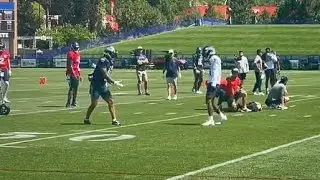 Jaxon-Smith Njigba And Devon Witherspoon Go 1on1 In Seahawks Training Camp