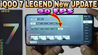 iQOO 7 90 FPS PUBG Test 💥| iQOO 7 LEGEND New update HERE 90 FPS & Gameplay Review Hindi