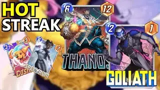 MARVEL SNAP INDONESIA - MAU INFINITE? PAKE DECK INI AJA!! THANOS GOLIATH ONGOING DECK
