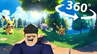 360&deg; Skibidi Wednesday Dance | ROBLOX in  pokemon world - VR/360
