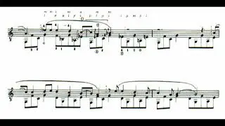 Dusan Bogdanovic - Mysterious Habits for Guitar (1994) [Score-Video]