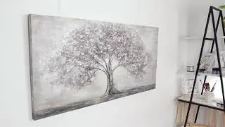 Modernes Acryl Gem&auml;lde &bdquo;Lebensbaum&ldquo; handgemalt