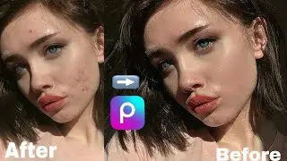 how to clear face acne using picsart #picsart #lightroom #snapseed #edit #photography