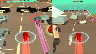 Hero Vs Criminal 🐱&zwj;🏍👣 Gameplay All Levels Walkthrough iOS,Android New Game Update