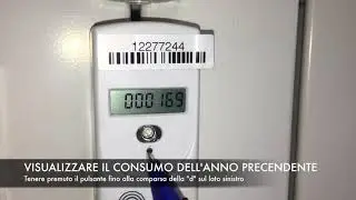 Sontex 556 - Visualizzare il consumo dell'anno precedente