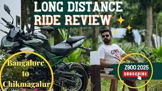 Bangalore to Chikmagalur on My 2025 Kawasaki Z900 | Long Ride Review + Scenic Views