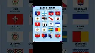 French Cities & Their Flags 🇫🇷🚩 | Local Names Explained