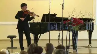 Rennosuke Fukuda, J.S. Bach Sonata No.1 in G minor, BWV 1001, III. Siciliana, IV. Presto