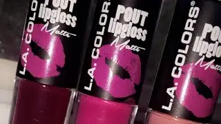 $1 Liquid Lipsticks | L.A Colors Pout MATTE Lipstick Review ♡