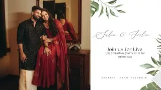 WEDDING LIVE STREAMING / SUBIN & JOSLIN / 04-01-2026 / POLOROID