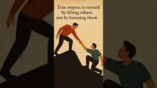 Respect grows when you lift, not lower.#LiftOthers #TrueRespect #PannaDarPanna