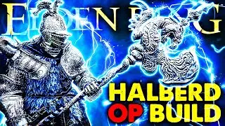 Elden Ring: USE THIS AMAZING BUILD TO CONQUER THE DLC! -  Dragon Halberd VS All Bosses NG+ No Hit