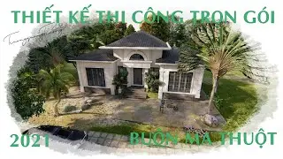 THIẾT KẾ THI CÔNG TRỌN GÓI NHÀ NHÀ MÁI NHẬT ĐẸP BUÔN MÊ THUỘT DAKLAK | NHÀ MÁI NHẬT MỚI NHẤT 2021