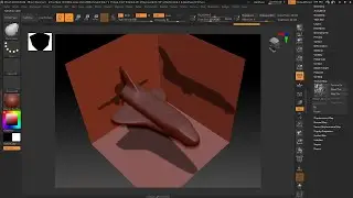 ZBRUSH - Lesson 08 - Import GLTF Model, Draft Concept Design with Shadow Box, Mask Brushes, Texture
