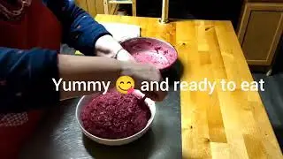 Beets salad is yummy 😋