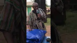 Unveiling of canopies bought by ANLO KETU Association Frankadua