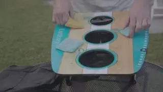 EastPoint&reg; Sports 3 Hole Bean Bag Toss - Assembly Video