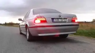BMW E38 730i V8 straight pipe