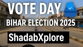 Vote Day Vibes🔥| Bihar Election 2025 |Bike Ride & Real Streets