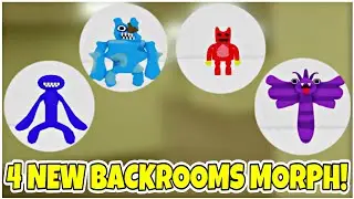 UPDATE 199 🐇 How to get ALL 4 NEW BACKROOMS MORPHS! (GARTEN OF BANBAN 2) - Roblox