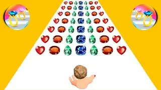 Gem Stack Max Level iOS Android Game Walkthrough New Trailers YGSJSJ @DaKoiNg  @1vs9999