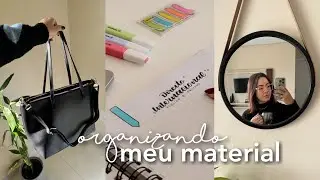organizando meus materiais para o IV semestre da faculdade de direito 🎓