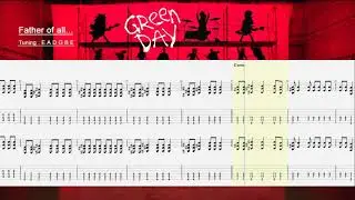 Green Day - Father of All guitar only cover