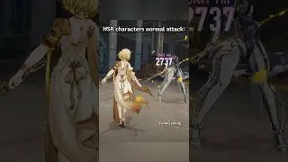 Normal attacks and Stylish attacks #honkaistarrail #starrail #hoyoverse #foryou