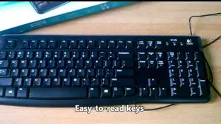 Logitech K120 Wired Keyboard Unboxing & Review