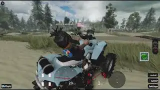 Four-wheelers, mudding on Roblox. The baddest machine.