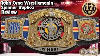 John Cena Wrestlemania Las Vegas WWE Spinner Collectors Replica Belt Review #wwe #collection