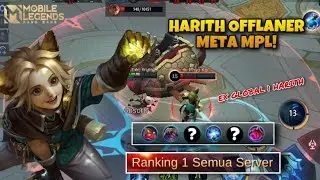 TUTORIAL/TIPS HARITH OFFLANE BY TOP 1 HARITH - BUILD DAN EMBLEM TERBARUNYA || MOBILE LEGENDS