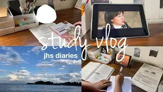 📚 study vlog: doing modules, fighting procrastination, kdramas, food, rest :)) - philippines 🇵🇭