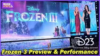 'Frozen 3' Preview at D23: Ultimate Disney Fan Event - Kristen Bell, Idina Menzel & Josh Gad Perform