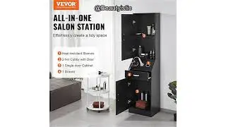 VEVOR Salon Storage Cabinet Review: Is This the Ultimate Hairstylist Station for Organization?