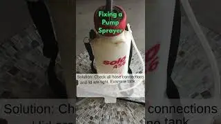 How to Fix: Pump Sprayer Tank Won't Hold Pressure #shorts #sprayers #lawncare #backpacksprayer