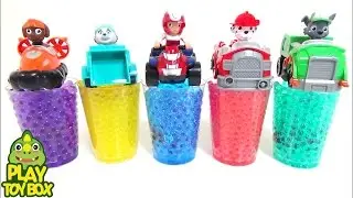 StressBall Orbeez DIY Learning Colors PAW PATROL CARS Surprise Eggs Toys