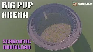 BIGGEST PVP ARENA SCHEMATIC DOWNLOAD | Minecraft PVP maps Download
