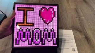 Smart Gaming Pixel Display LED Matrix Panel Custom Text Pattern & Animation Screen