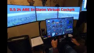 ILS 24 ABE in the Gleim Virtual Cockpit BATD