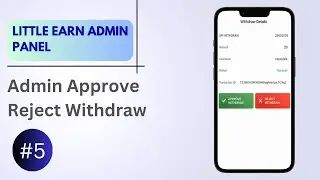 ADMIN APPROVE OR REJECT WITHDRAW | ADMIN PANEL | SKETCHWARE | PART #5
